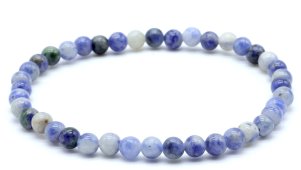 Armband Sodaliet kralen 4mm