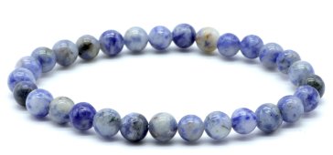 Armband Sodaliet kralen 6mm