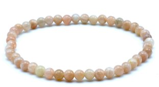Armband Zonnesteen 'AA' kralen 4mm
