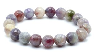 Armband Veelkleurige Toermalijn kralen 10mm