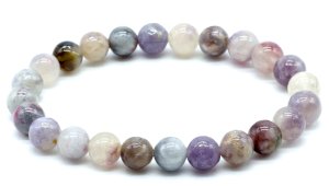 Armband Veelkleurige Toermalijn kralen 8mm