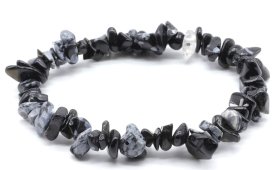 Armband Barok Sneeuwobsidiaan