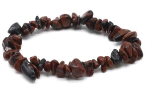 Armband Barok Mahonie Obsidiaan