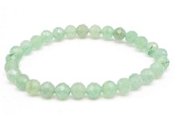Armband Groene Aventurijn geslepen kralen 6mm