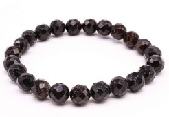 Armband Granaat geslepen kralen 8mm