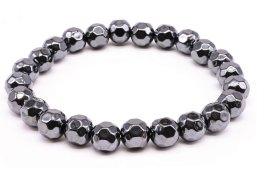 Armband Hematiet geslepen kralen 8mm