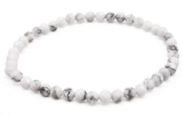Armband Howliet geslepen kralen 4mm