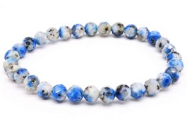 Armband K2 Jaspis geslepen kralen 6mm