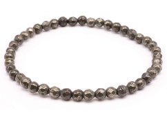 Armband Pyriet geslepen kralen 4mm