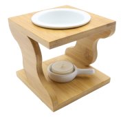 Oliebrander Keramiek & Hout Gestileerd 12cm