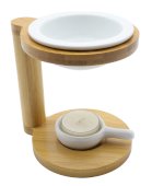 Oliebrander Keramiek & Hout 'Auria' 13cm