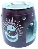 Oliebrander Steen Yin-Yang 10cm