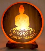 Zoutlamp Boeddha Lotus 5KG