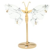 Vlinder Howliet op sokkel 14cm