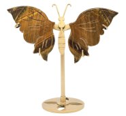 Vlinder Tijgeroog op sokkel 14cm