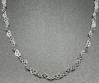 Ketting Zilver 925 Hartjes 2mm 45cm