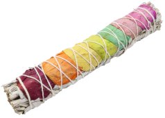 Witte Salie & 7 Chakra's 70-90g 22cm