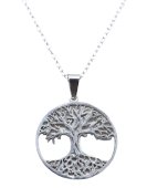 Ketting RVS Levensboom 2.5cm