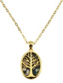 Ketting Zilver 925 Mosagaat & Levensboom