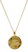 Ketting Zilver 925 Citrien & Sterren