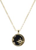 Ketting Zilver 925 Onyx & Sterren
