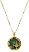Ketting Zilver 925 Turkoois & Sterren