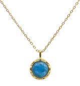 Ketting Zilver 925 Apatiet Rond