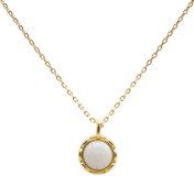 Ketting Zilver 925 Maansteen Rond