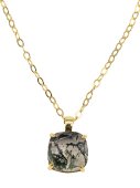 Ketting Zilver 925 Mosagaat Vierkant