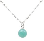 Ketting Zilver 925 Amazoniet Bol