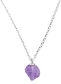 Ketting Zilver 925 'Wild Kristal' - Amethist