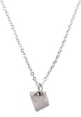 Ketting Zilver 925 'Wild Kristal' - Maansteen