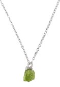 Ketting Zilver 925 'Wild Kristal' - Peridoot