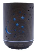 Etherische-oliediffuser Cilinder Zwart Maan & Sterren 17cm