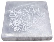 Seleniet plaat Maan & Mineralen 10cm
