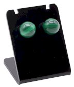 Oorbellen Kraal Malachiet 10mm