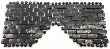 Meditatiemasker Ogen Zwarte Obsidiaan