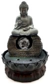 Fontein Hars Groetende Boeddha Zittend 28cm