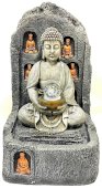 Fontein Hars Boeddha Meervoudig 58cm