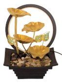 Harsfontein Bosbloemen + LED-ring 30cm