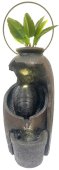 Fontein Hars Plantenpot + LED-Ring 115cm