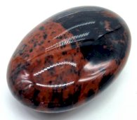 Getrommelde Steen XL Mahonie Obsidiaan 6cm