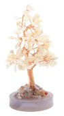 Geluksboom Maansteen op Agaat 14cm
