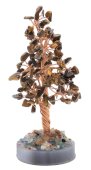 Geluksboom Tijgeroog op Agaat 14cm