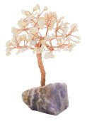 Geluksboom Maansteen basis Amethist 14cm