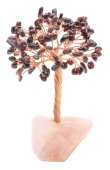 Geluksboom Granaat basis Rozenkwarts 14cm