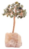 Geluksboom Labradoriet basis Rozenkwarts 14cm