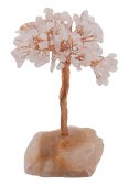 Geluksboom Rozenkwarts basis Rozenkwarts 14cm