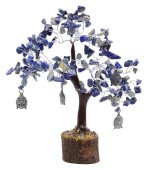 Geluksboom Lapis Lazuli Boeddha 160pcs