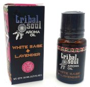Olie Tribal Soul Witte Salie & Lavendel 10mL - 12pcs